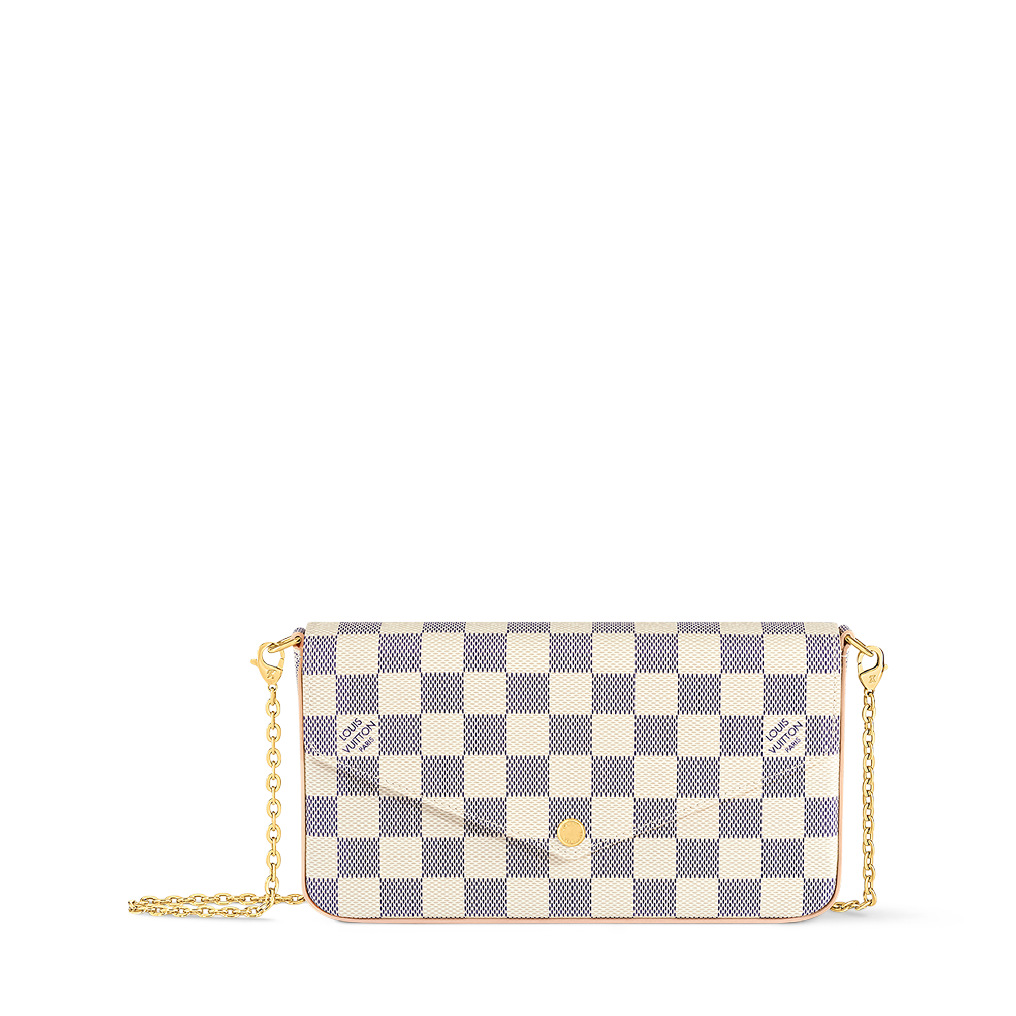 Bolsa Pochette Félicie Canvas Damier Azur - Carteiras | LOUIS